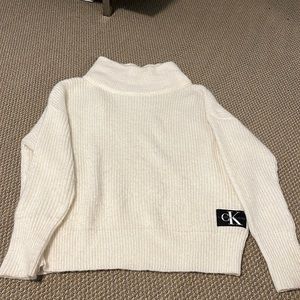 Oversized Calvin Klein White Sweater